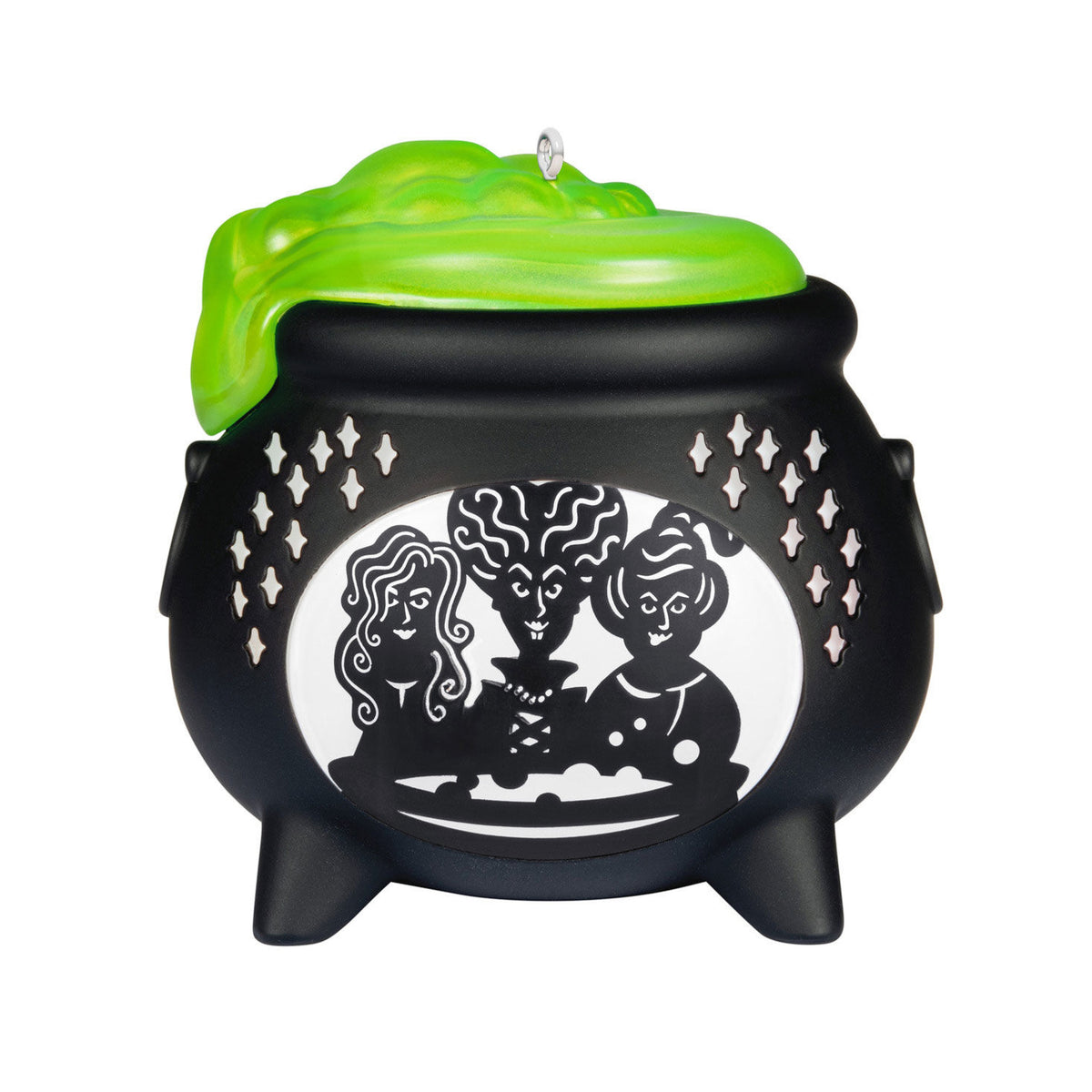 Disney Hocus Pocus Sanderson Sisters Cauldron Ornament With Light