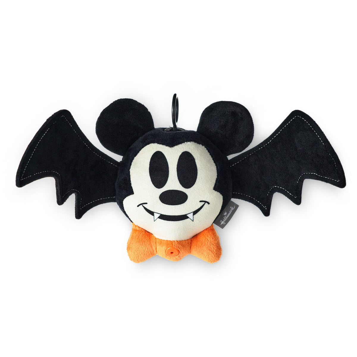 Disney Mickey Mouse Drop-n-Greet Bat Plush With Motion-Activated Sound and Motion, 8"