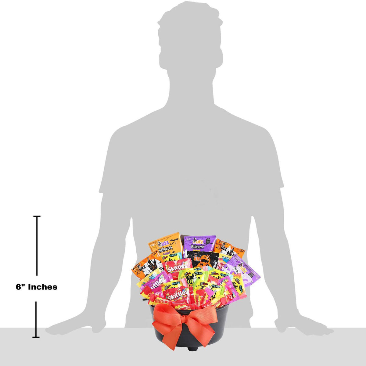 Witch's Cauldron of Treats Halloween Gift Basket