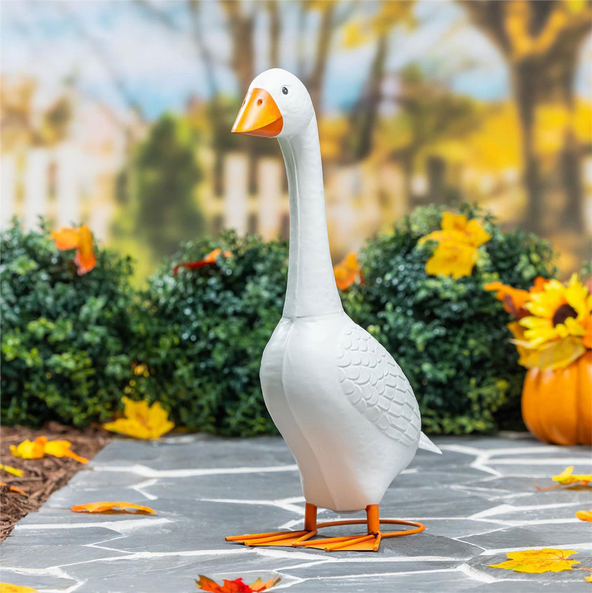 Evergreen Giddy the Porch Goose Statue, 20.5"