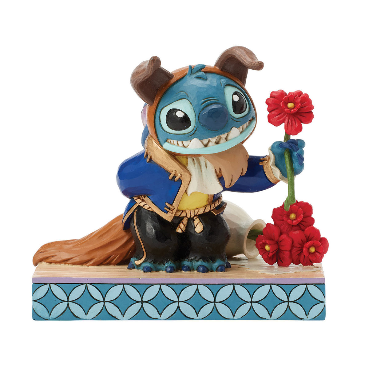 Jim Shore Disney Stitch as Beauty's Beast Figurine, 5.2"