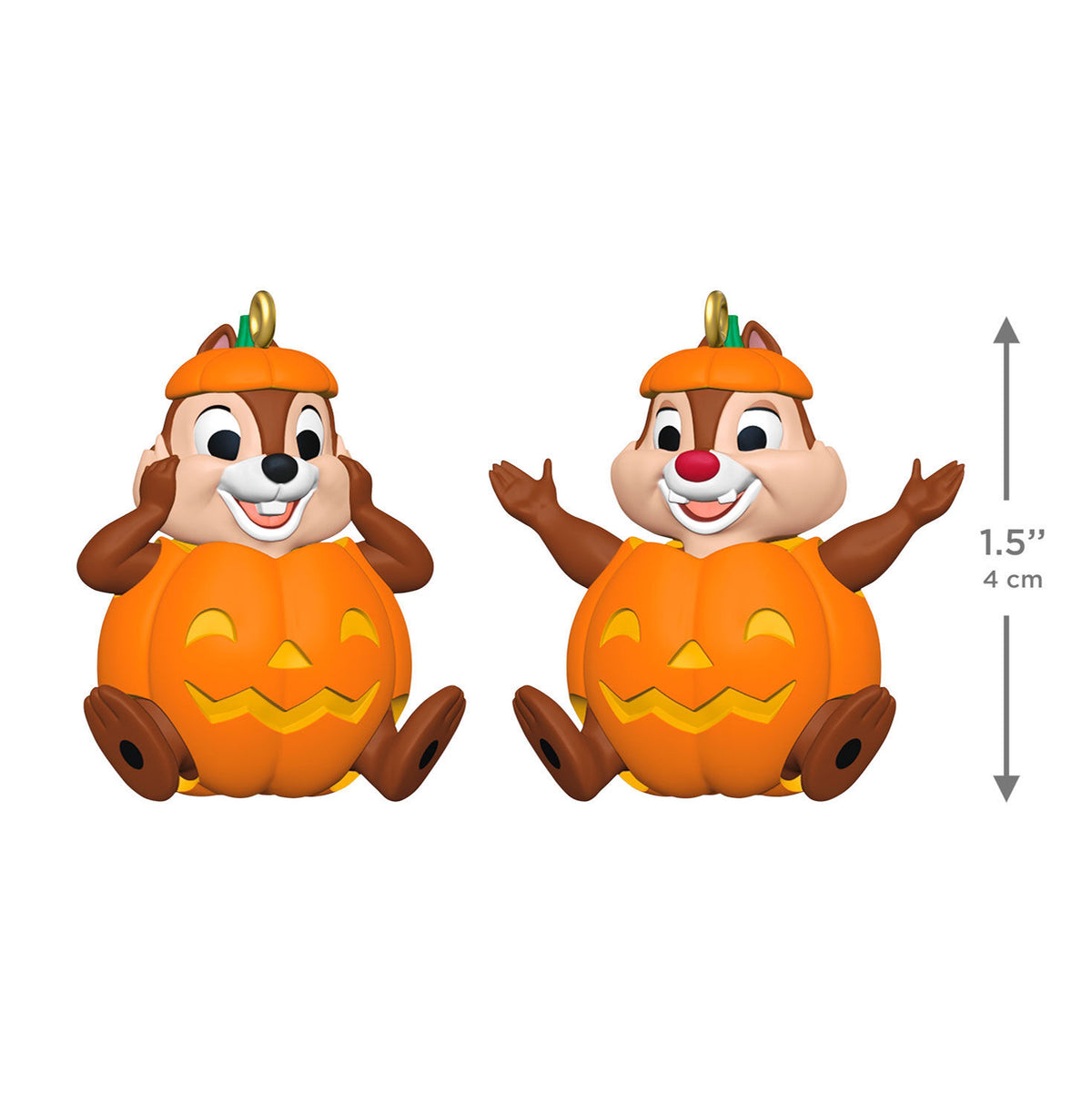 Disney Chip 'N Dale Double Trouble Ornaments, Set of 2