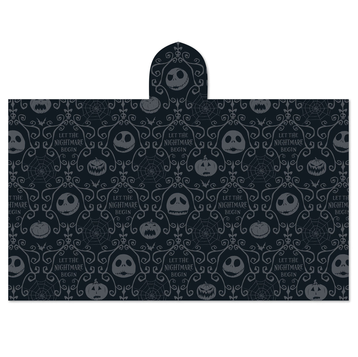 Disney Tim Burton's The Nightmare Before Christmas Jack Skellington Hooded Blanket