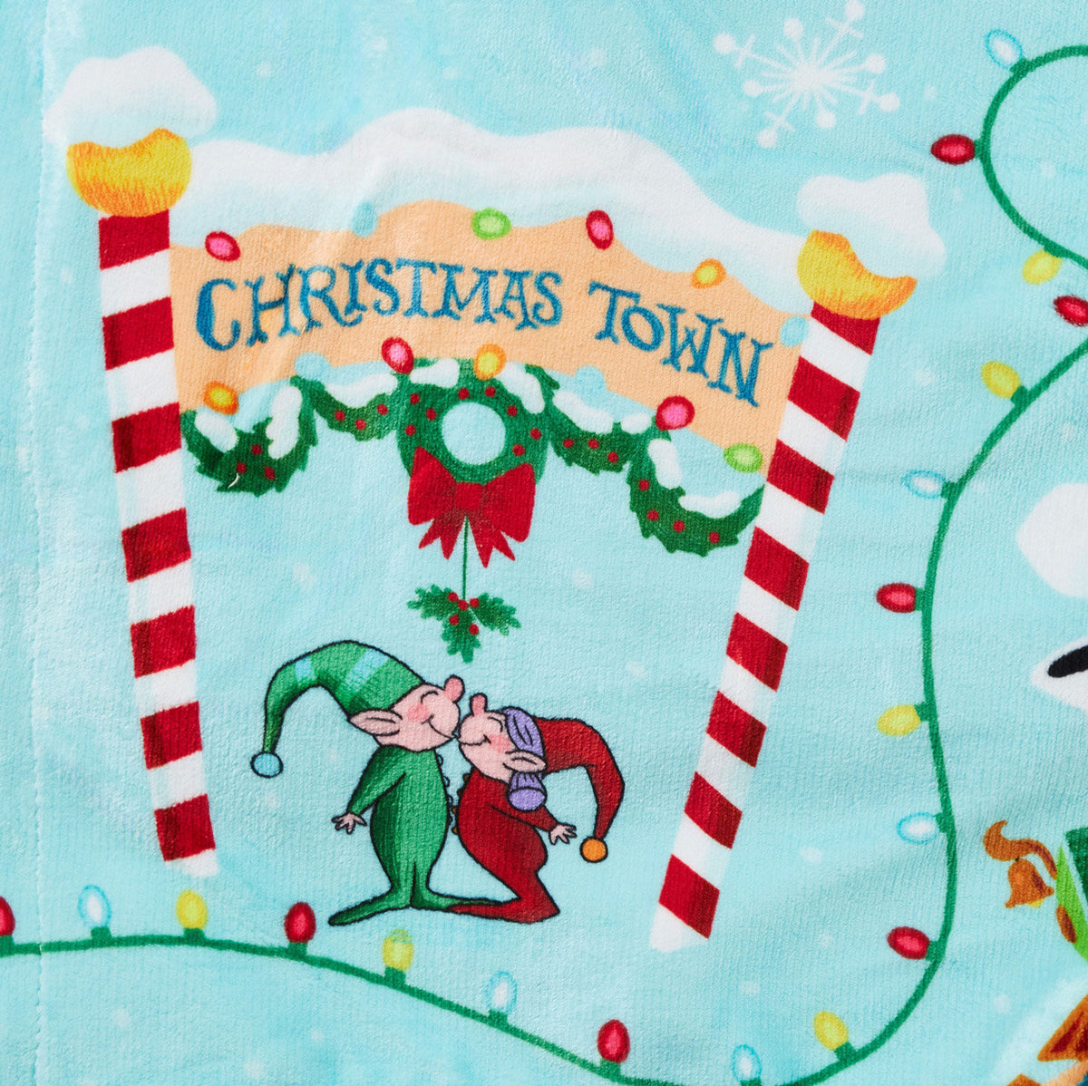 Disney Tim Burton's The Nightmare Before Christmas Two-Sided Throw Blanket, 50x60